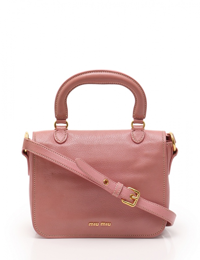 ミュウミュウ miumiu ハンドバッグ ショルダーバッグ ピンク RN0717