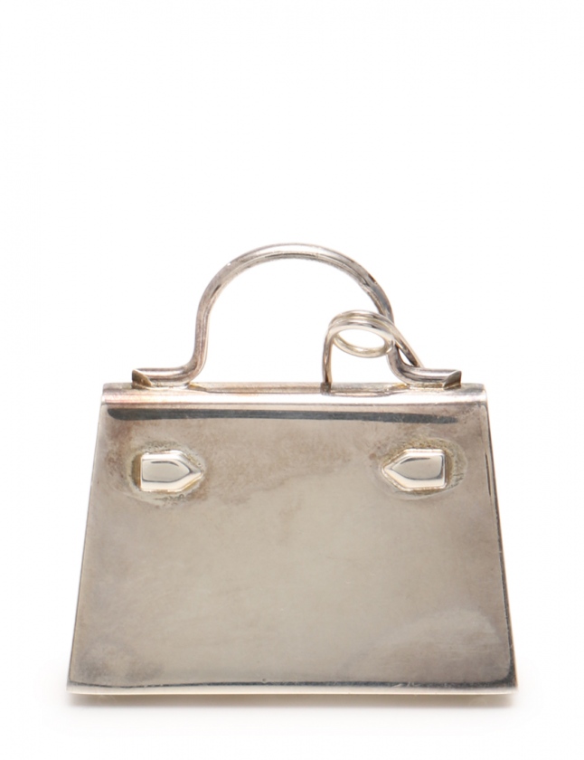 エルメス HERMES ピルケース チャーム ケリー シルバー 小物