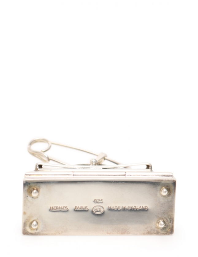 エルメス HERMES ピルケース チャーム ケリー シルバー 小物