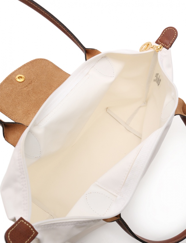 ロンシャン LONGCHAMP トートバッグ ル プリアージュ ショッピング 白