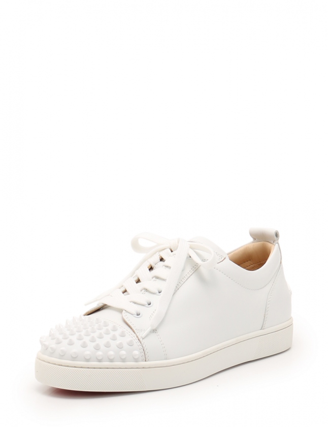 クリスチャンルブタン Christian louboutin スニーカー ローカット 白 