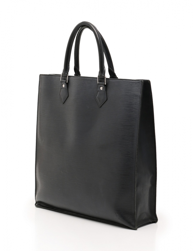 ルイヴィトン LOUIS VUITTON トートバッグ サックプラ エピ ノワール 