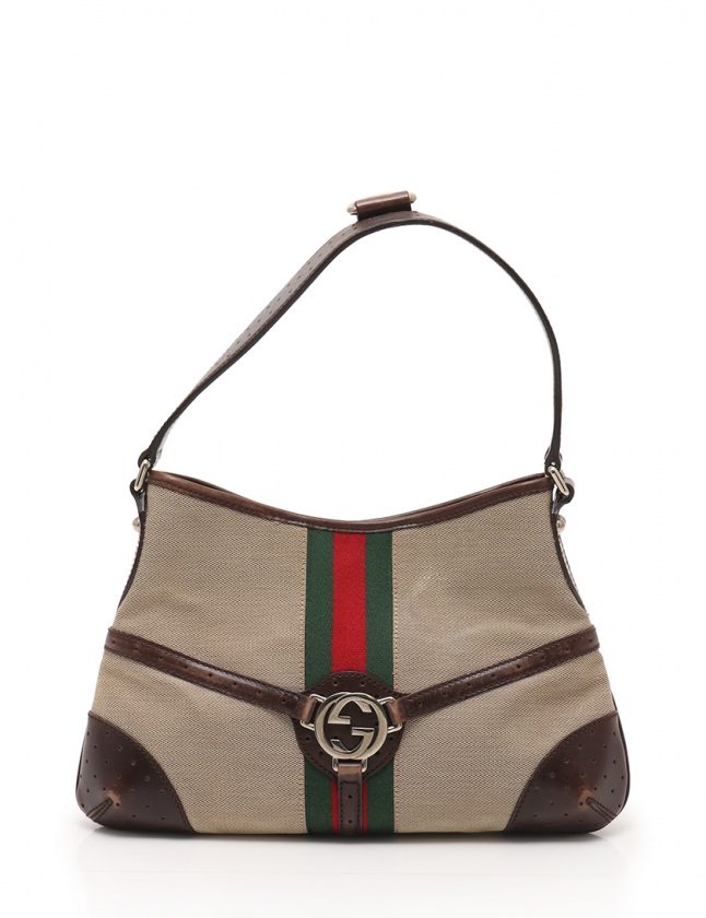 グッチ GUCCI ワンショルダーバッグ インターロッキングG シェリー 