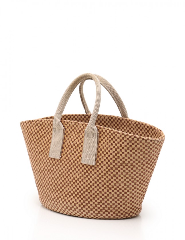 エルメス トートバッグ ベージュ ブラウン HERMES エルメス トートバッグ パニエド プラージュPM