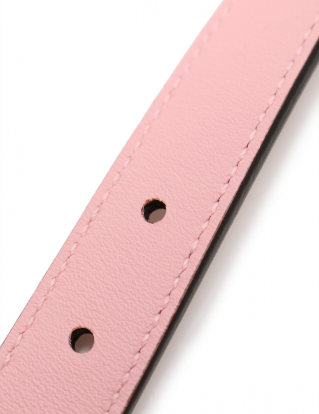 GUCCI エナメルベルトピンク