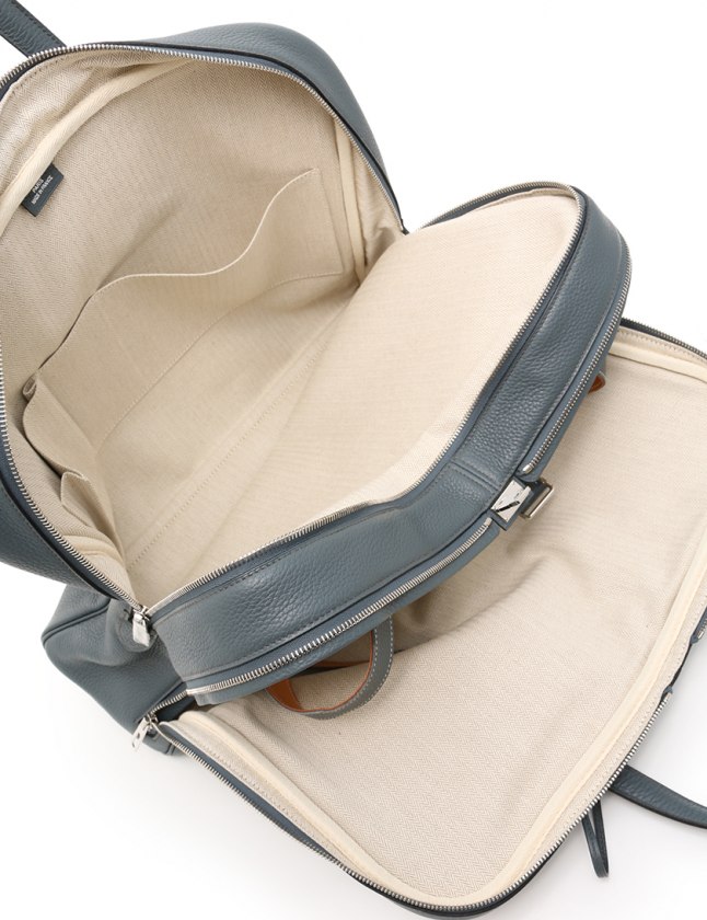 エルメス HERMES ビジネスバッグ ヴィクトリア2 24H ブルーオラージュ 