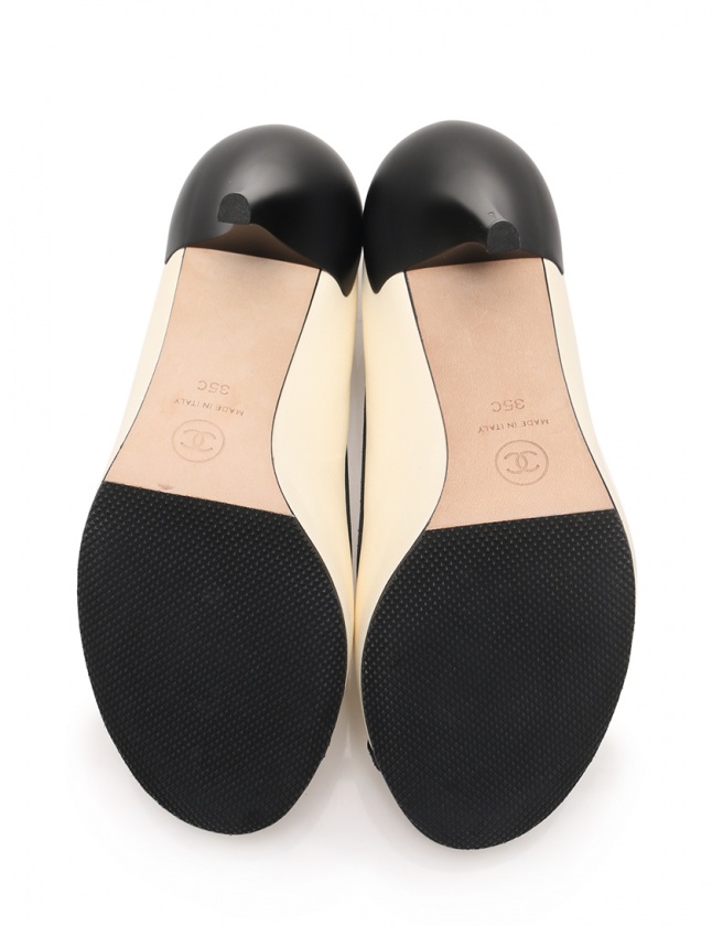 シャネル カメリア オープン トゥ パンプス 正規品 中古・古着通販】CHANEL (シャネル) カメリアヒールパンプス