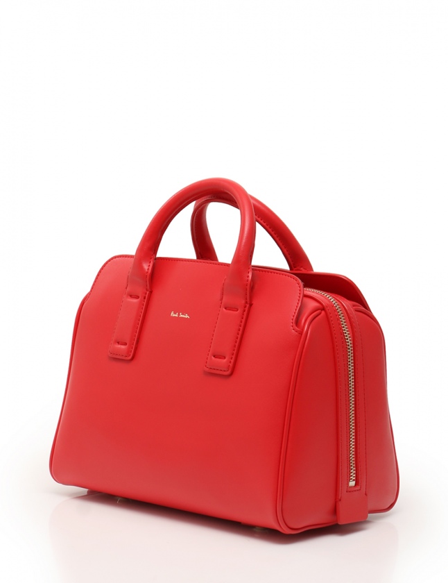 ポールスミス PAUL SMITH ハンドバッグ ショルダーバッグ 赤 レザー 