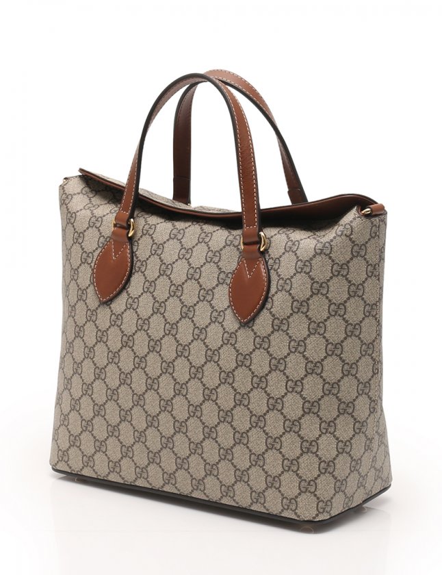 グッチ GUCCI ハンドバッグ ショルダーバッグ GGスプリーム ベージュ  
