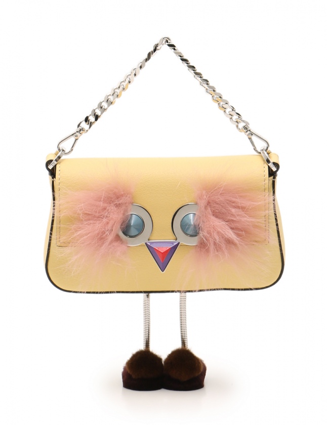 フェンディ FENDI チェーンハンドバッグ ポシェット モンスター 