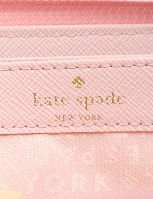 ケイトスペード KATE SPADE ラウンドファスナー 長財布 ピンク 小物 
