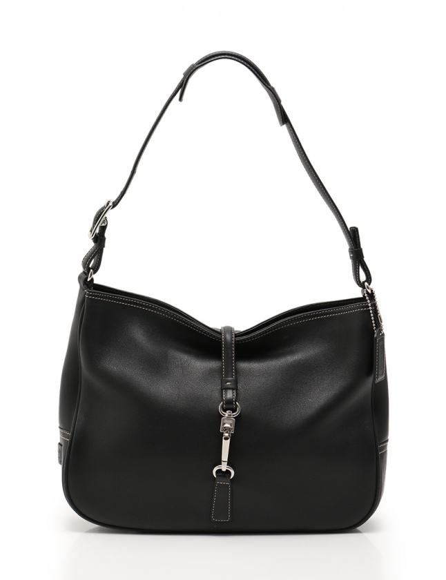 コーチ COACH ショルダーバッグ 黒 7778 レザー レディース 114