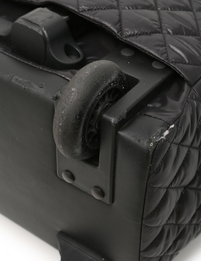 シャネル CHANEL キャリーバッグ コココクーン トローリー 黒