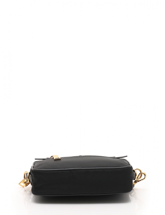 プラダ PRADA ショルダーバッグ 黒 BT0773 ナイロン サフィアーノ 