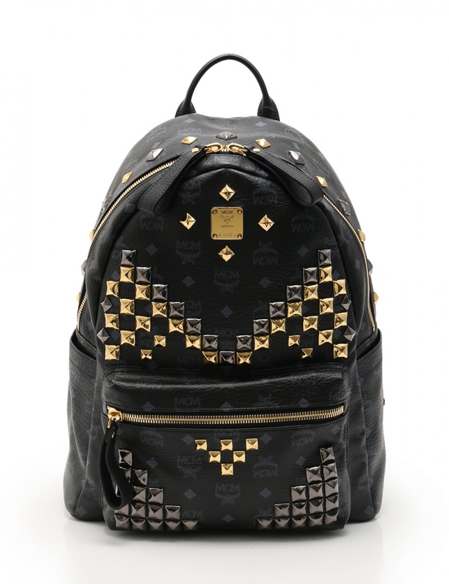 エムシーエム Mcm バックパック リュック 黒 Mmk3ave18bk001 Pvc スタッズ メンズ 114 ベクトルパーク