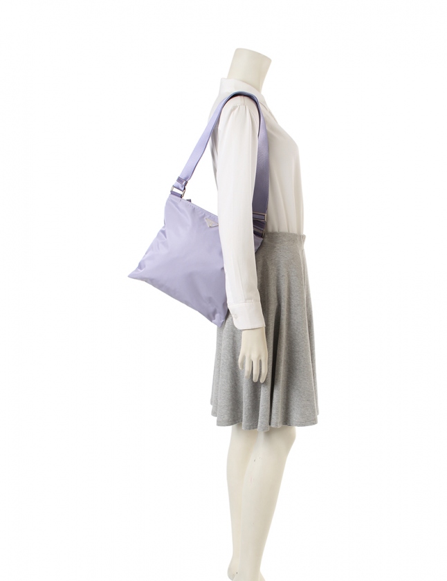 プラダ PRADA ショルダーバッグ ライトパープル BT0175 ナイロン 