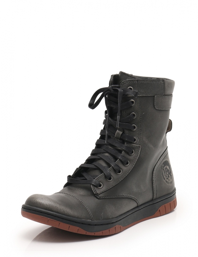 ディーゼル Diesel ブーツ 黒 10 5 シューズ 28 5cm Y P0087 H5040 レザー ヴィンテージ加工 17aw Basket Butch Zippy メンズ 114 ベクトルパーク