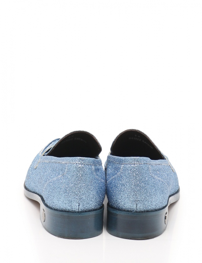 ブルーノマリ BRUNO MAGLI ローファー 水色 38 シューズ 25cm