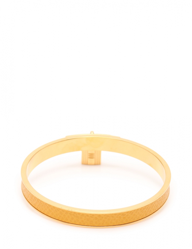 エルメス HERMES バングル ケリーブレスレット ゴールド 黄
