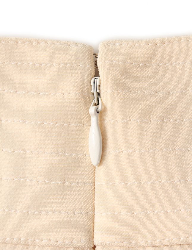 シャネル CHANEL スカート ココマーク ベージュ 38 ボトムス ひざ丈  