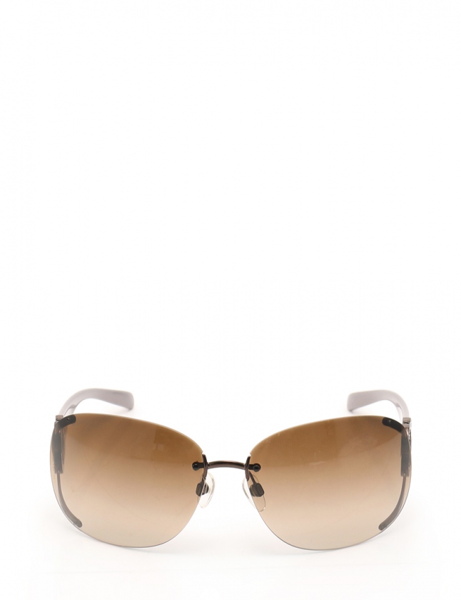 シャネル CHANEL サングラス カメリア ココマーク ダークブラウン  