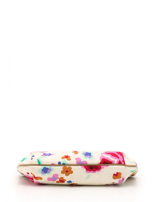 CHANEL フラワー柄 クラッチバッグ シャネル CHANEL クラッチバッグ ココマーク カメリア 花柄