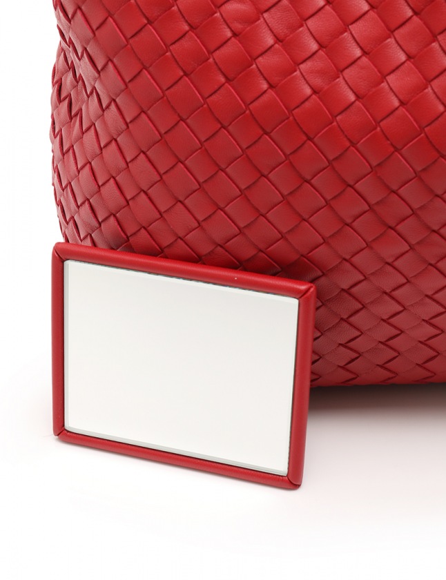 ボッテガヴェネタ　イントレチャート　ボストンバッグ　レザー　レッド 2025年最新】ボッテガ イントレ 赤 バッグの人気アイテム - メルカリ