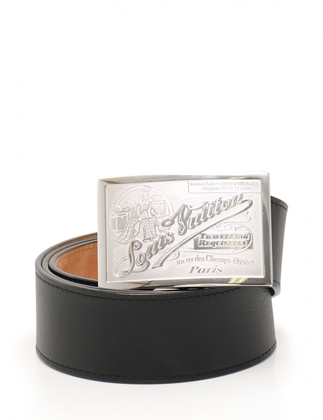 ルイヴィトン LOUIS VUITTON ベルト サンチュール ジーンズ 黒  