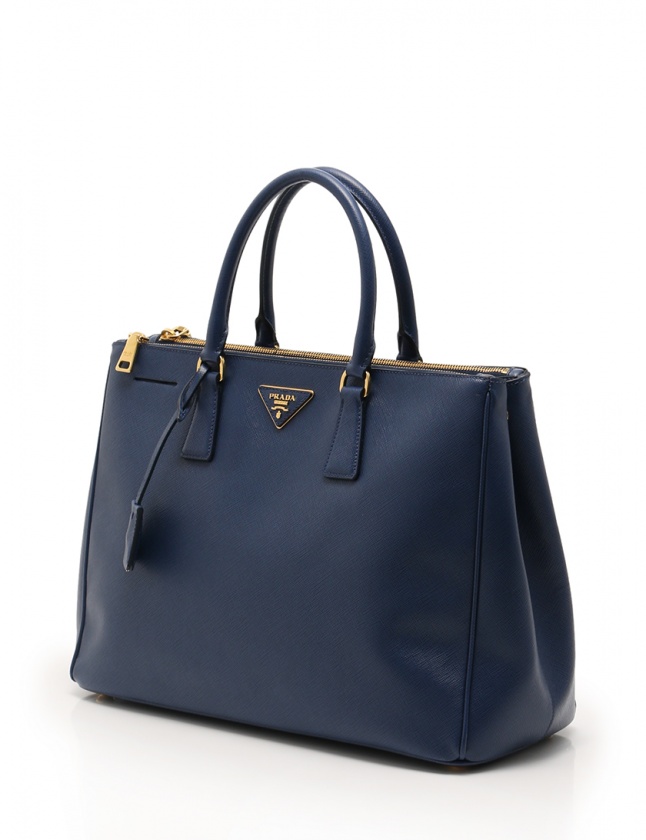 プラダ PRADA ハンドバッグ ガレリア ネイビー BN1786