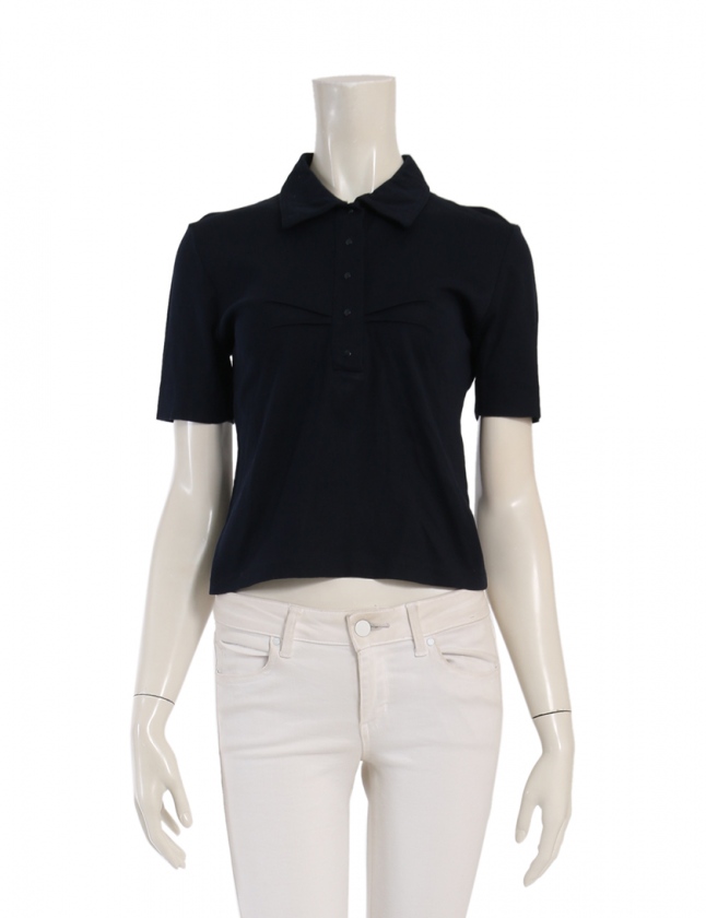 PRADA プラダ　ポロシャツ　レディース　半袖　ネイビー PRADA プラダ ポロシャツ レディース 半袖 ネイビー PRADA プラダ