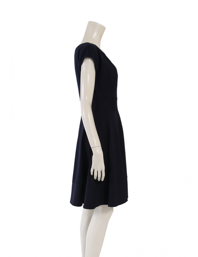 Kate spade ワンピース ケイトスペード KATE SPADE ワンピース ネイビー S ノースリーブ ひざ