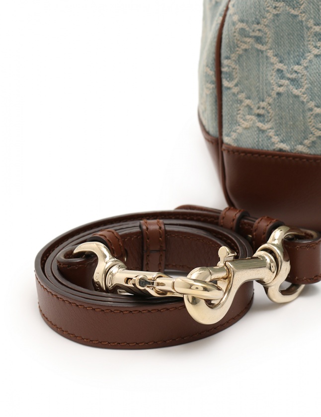 グッチ GUCCI トートバッグ ショルダーバッグ GG柄 バレンタイン 水色 