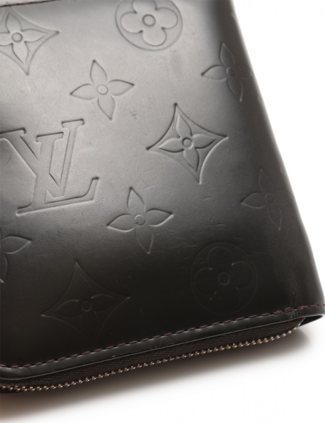 LOUIS VUITTON モノグラム 刻み グラセ ポルトビエモネジップ 二つ折り 