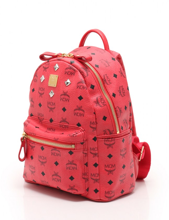 エムシーエム MCM バックパック リュック ピンク 黒 MMK2AVE20RE001 