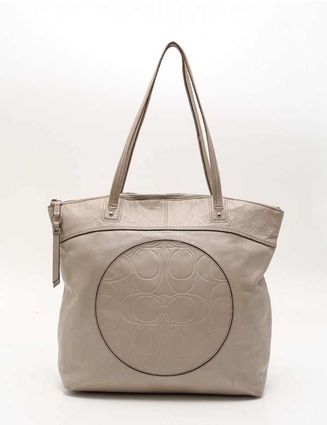 コーチ COACH トートバッグ ラウラ シグネチャー ベージュ F18336  
