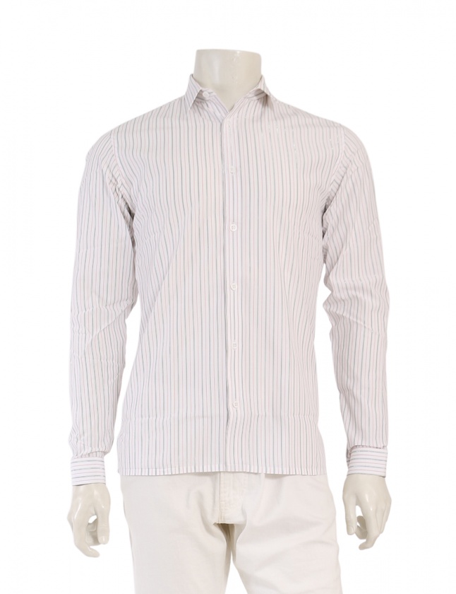 ディオール・オム ストライプ長袖シャツ 38 ディオールオム Dior HOMME