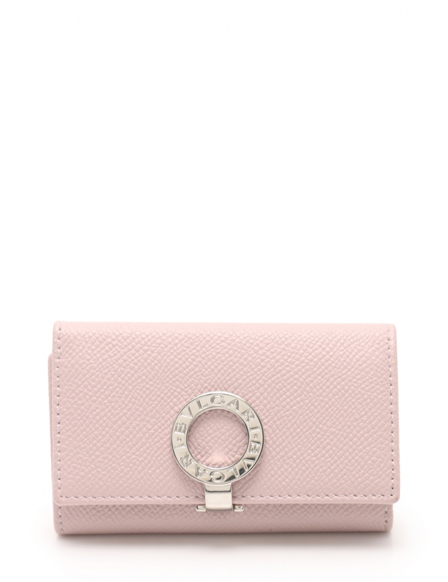 ブルガリ BVLGARI 6連キーケース ブルガリブルガリ ピンク 小物 レザー 