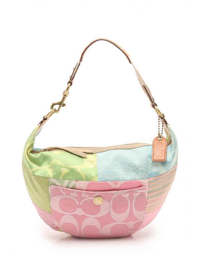 コーチ COACH ショルダーバッグ パッチワーク シグネチャー 