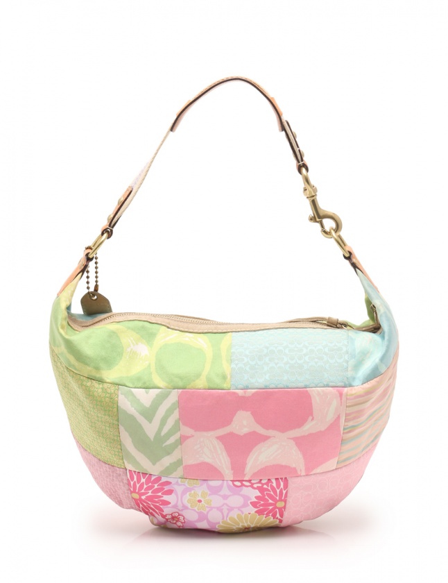 コーチ COACH ショルダーバッグ パッチワーク シグネチャー 