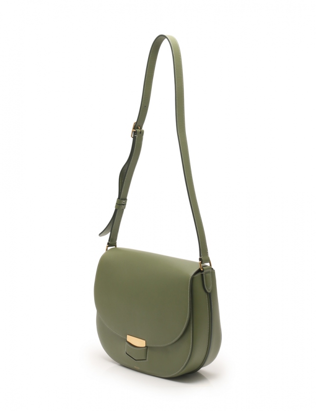 セリーヌ CELINE ショルダーバッグ トロッター ミディアム 緑