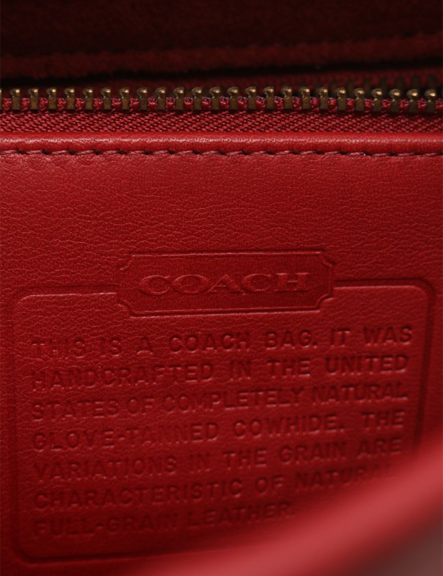 コーチ COACH ショルダーバッグ 赤 9029 レザー オールドコーチ