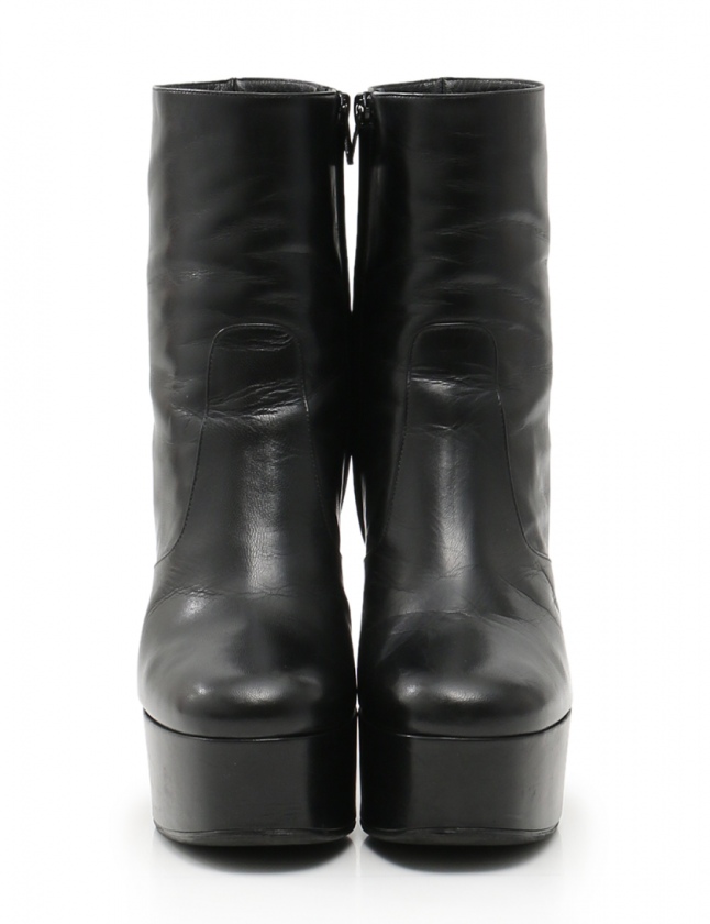 サンローラン パリ SAINT LAURENT PARIS ミドルブーツ キャンディ 