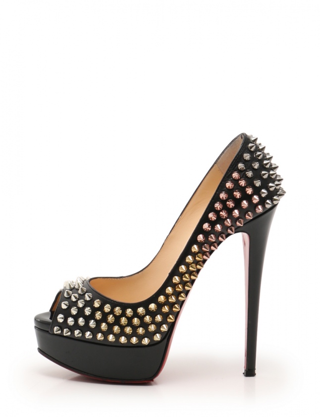 Christian Louboutin オープントゥ ハイヒール13.5