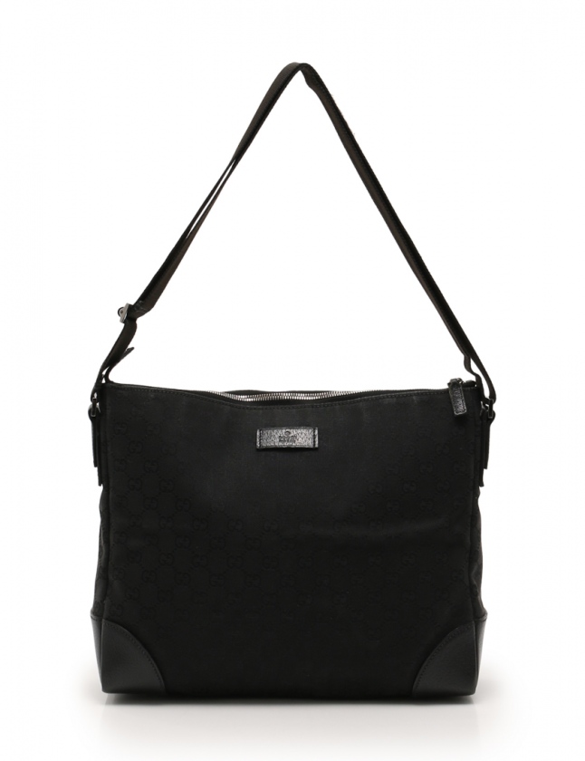 グッチ GUCCI ショルダーバッグ GGキャンバス 黒 110054 キャンバス 