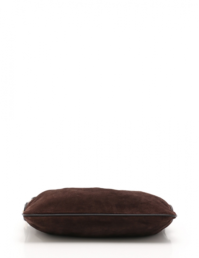 フェンディ FENDI ショルダーバッグ ダークブラウン 8BR343 スエード 