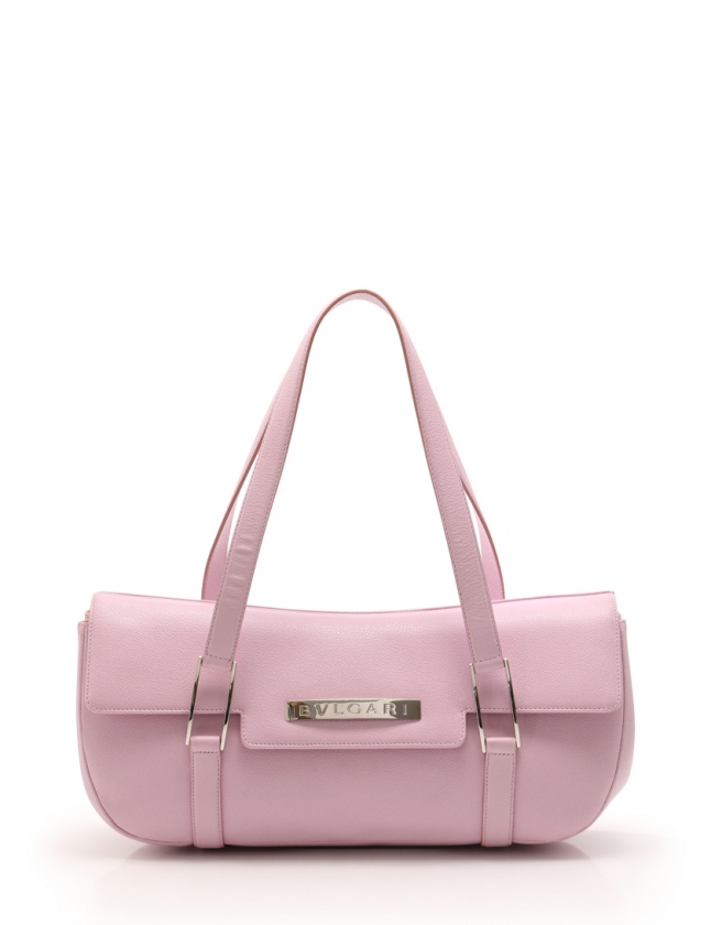 ブルガリ BVLGARI ショルダーバッグ ピンク レザー レディース 114 