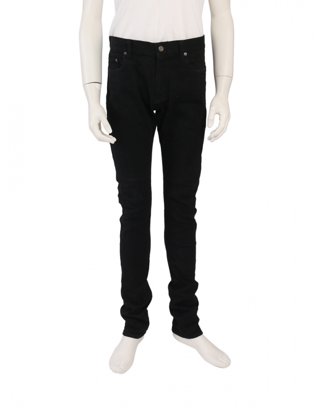 サンローラン パリ SAINT LAURENT PARIS デニムパンツ ジーンズ 黒 33 