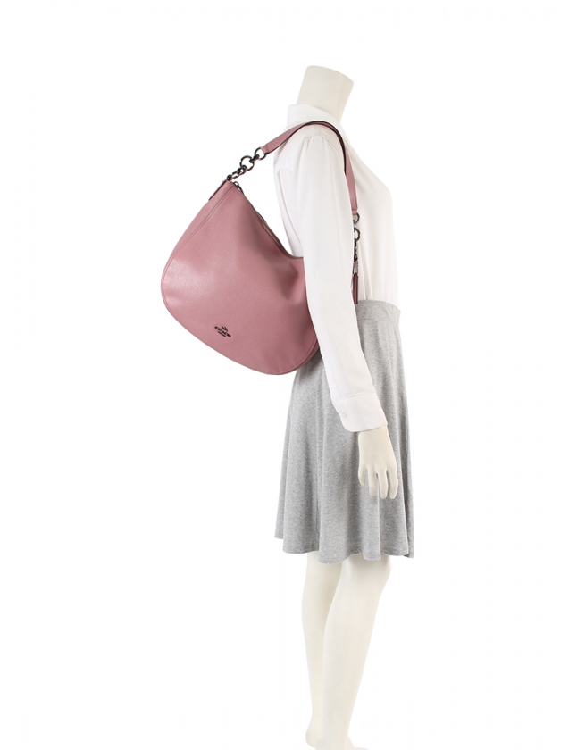 COACH(コーチ) ショルダーバッグ チェルシー ホーボー 32 ポリッシュド ペブル レザー 58036 ピンク レザー 楽天市場】【未使用品】【バッグ】COACH コーチ チェルシー ホーボー