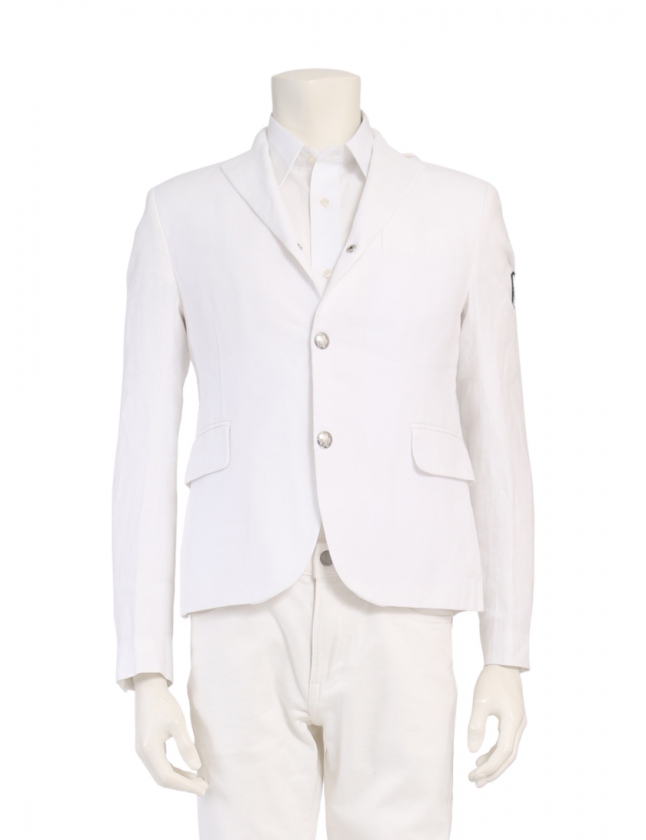 モンクレール MONCLER GAMME BLEU テーラードジャケット 白 0