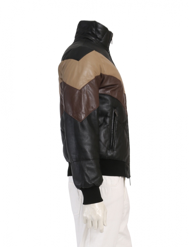 モンクレール MONCLER ダウンジャケット シーヌ 黒 ベージュ 茶 0 